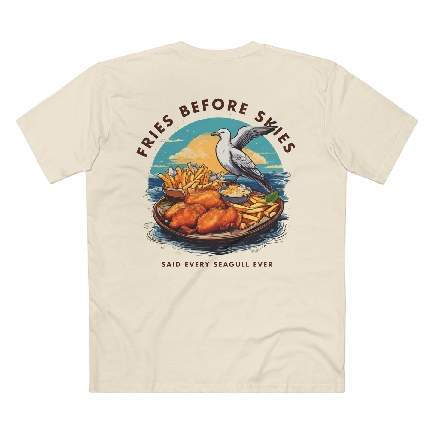 Fries Before Skies Adult Tee