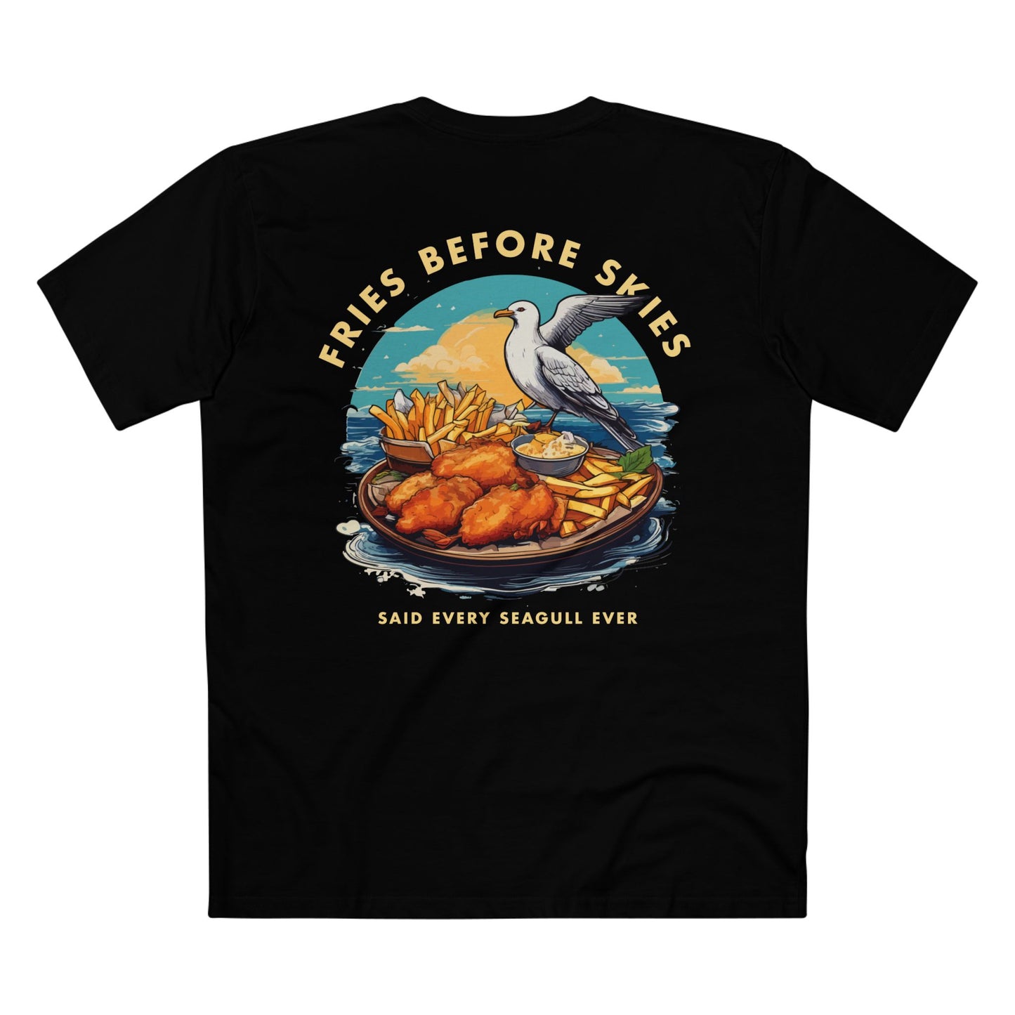 Fries Before Skies Adult Tee