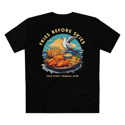 Fries Before Skies Adult Tee